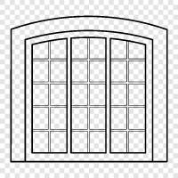 panes, screen, view, viewport icon svg