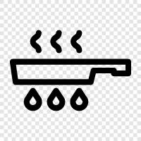pans, bakeware, cookware, oven safe icon svg