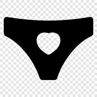 panties, briefs, thong, bikini icon svg