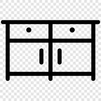 pantry, storage, furniture, cupboard icon svg