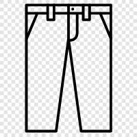 pants, leggings, sweatpants, chinos icon svg