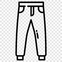 pants, khakis, slacks, chinos icon svg