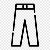 pants, slacks, khakis, jeans icon svg