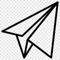 paper airplane, paper airplane design, paper airplane plans, paper airplane template icon svg