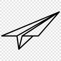 paper airplane, paper airplane flying, paper airplane model, paper airplane origami icon svg