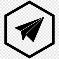 paper airplane, origami, paper airplane maker, paper airplane instructions icon svg