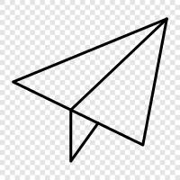 paper airplane, paper airplane design, paper airplane template, paper airplane tips icon svg