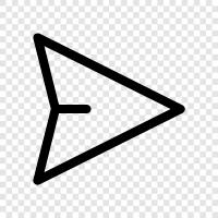 Paper Airplane Right icon