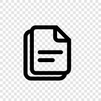 paper, printer, electronic, pdf icon svg