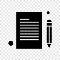 Paper, Writing, Education, Document icon svg