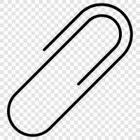 Paper Clip Holder, Clip, Office Supplies, Office Supply Store icon svg