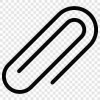 paper clips, office supplies, office supply store, Paper Clip icon svg
