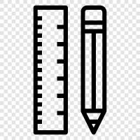 Papier, Schreiben, Stifte, Bleistifte symbol