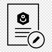 paper, writing, content, composition icon svg