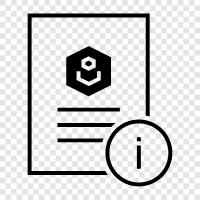 paper, writing, text, composition icon svg