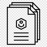 paper, print, pdf, paperless icon svg