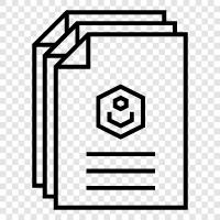 paper, print, letter, writing icon svg