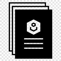 paper, writing, content, composition icon svg