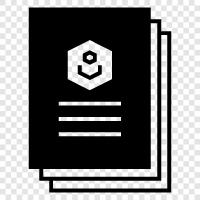 paper, writing, typewriter, text icon svg