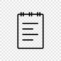 paper, writing, todo list, list icon svg