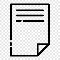 Paper, Writing, Text, Publishing icon svg