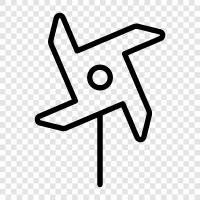 Papierfans, Papierflugzeug, Papierdrachen, Papierlaternen symbol