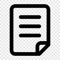 paper, writing, documentation, research icon svg