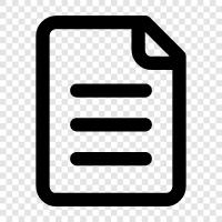 paper, writing, publishing, text icon svg