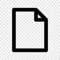 paper, writing, publishing, document management icon svg