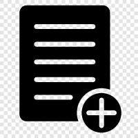 paper, writing, text, letter icon svg