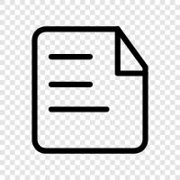 paper, writing, content, article icon svg