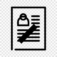 paper, writing, publication, document icon svg