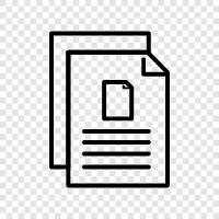 paper, writing, information, publication icon svg