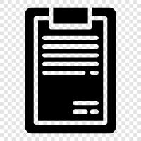 Paper, Writing, Essay, Term Paper icon svg