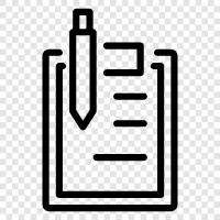 paper, writing, journal, pens icon svg