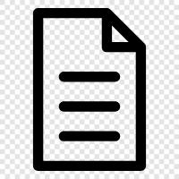 paper, writing, text, journal icon svg