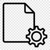 paper preference, document format, document types, document formats icon svg