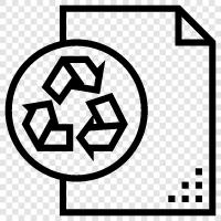 paper recycling centers, paper recycling bins, paper recycling services, paper recycling equipment icon svg