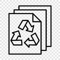 Paper Recycling, Paper Waste, Paper Recycling Services, Paper icon svg