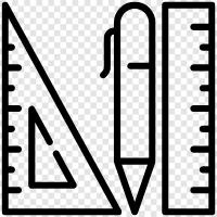 paper, notebooks, pens, paper clips icon svg