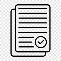 paper, writing, text, report icon svg