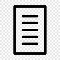 paper, writing, note, ideas icon svg