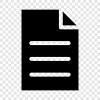 paper, writing, document, electronic icon svg