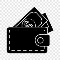 paper wallet, paper money, currency, cash icon svg