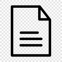 paper, writing, note icon svg