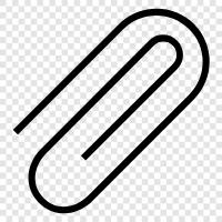 paperclips, office supplies, office equipment, clip icon svg