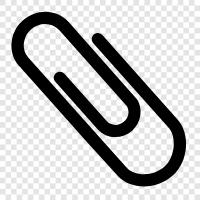 paperclips, office supplies, clip, adhesive icon svg