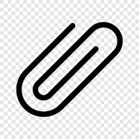 paperclips, office supplies, office stationery, stationary icon svg