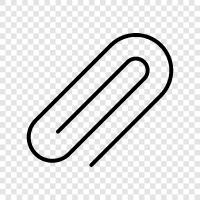 paperclips, clip, office, desk icon svg