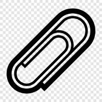 Paperclips, Office Supplies, Clip, Fasteners icon svg